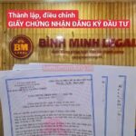 Giấy phép đầu tư tại khu vực Bình Dương, Hồ Chí Minh, Đồng Nai